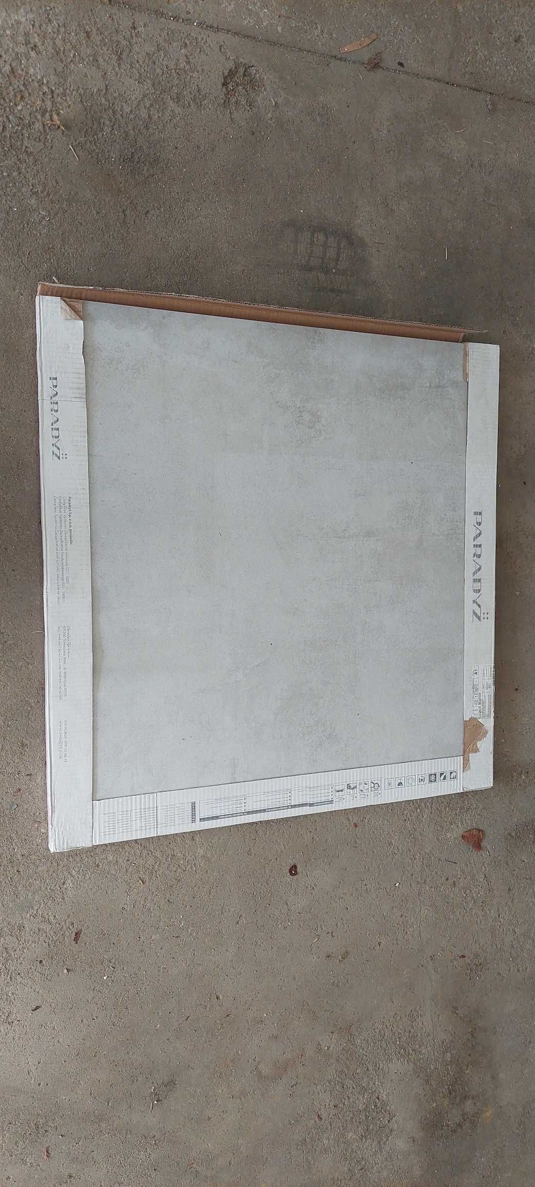 Płytka podłogowa Paradyż Scratch Bianco Mat 75x75 cm