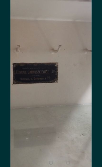 Zabytkowa szafa medyczna Gustaw Konrad i Stanisław Jarnuszkiewicz
