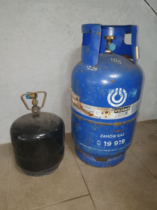 Butla 11kg z gazem butla 2.5kg turystyczna
