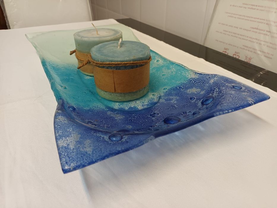 Travessas em vidro (novas)