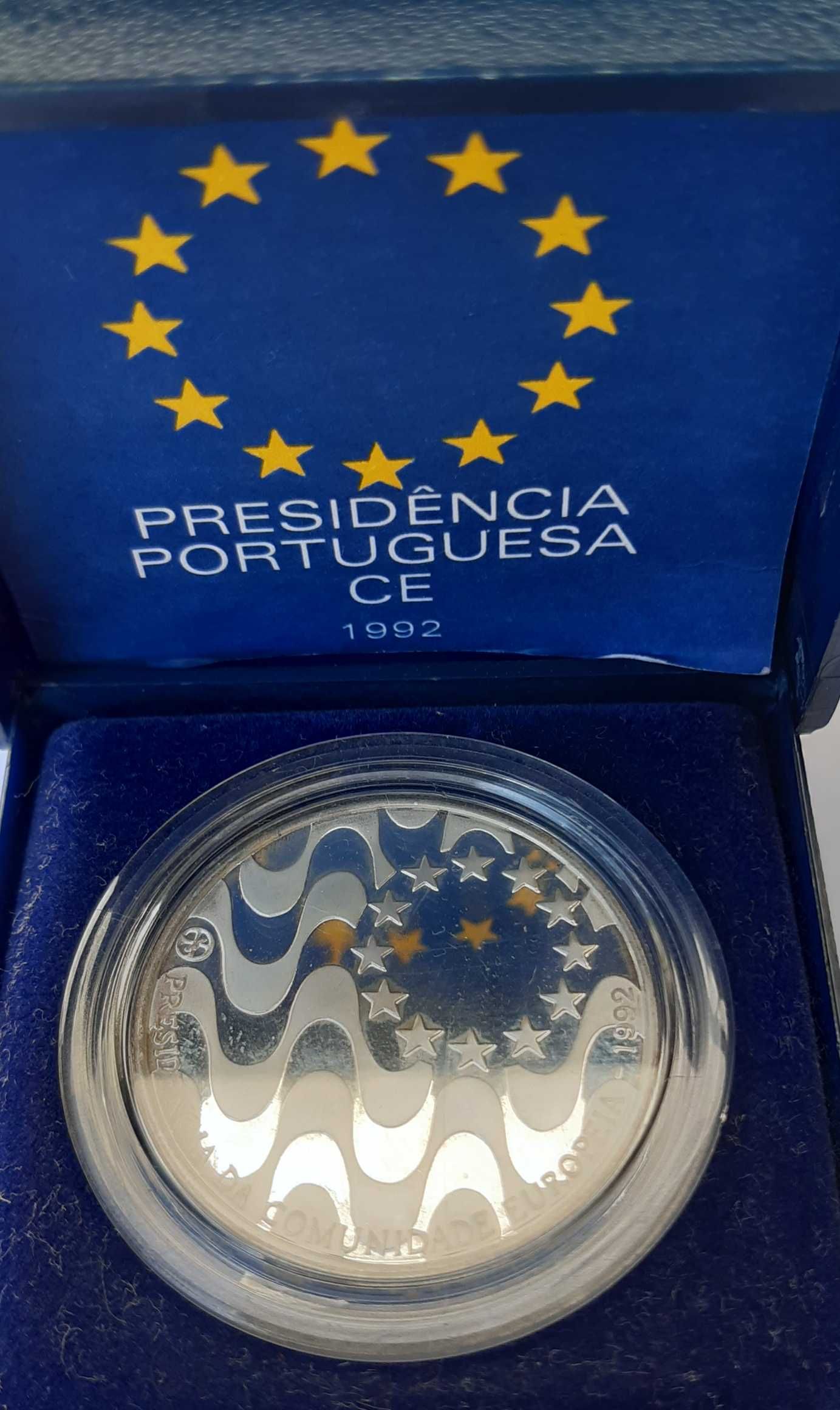 Prata Proof 200$00 Presidência Portuguesa CE 1992
