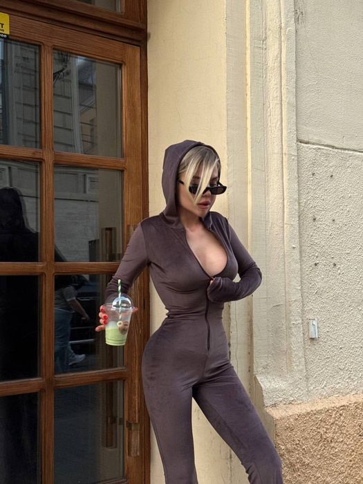 комбінезон жіночий велюр