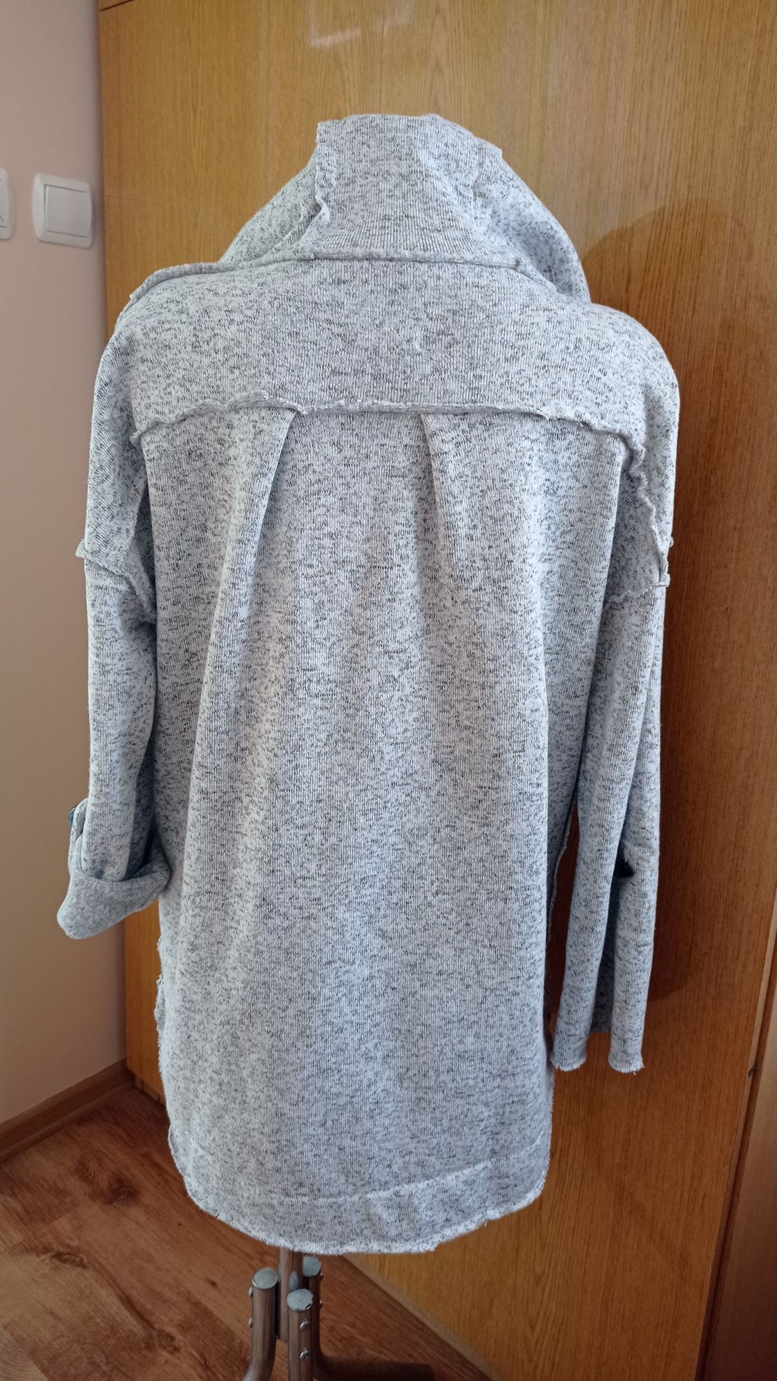 Gruby sweter Cocomore 100% wełna rozmiar 36