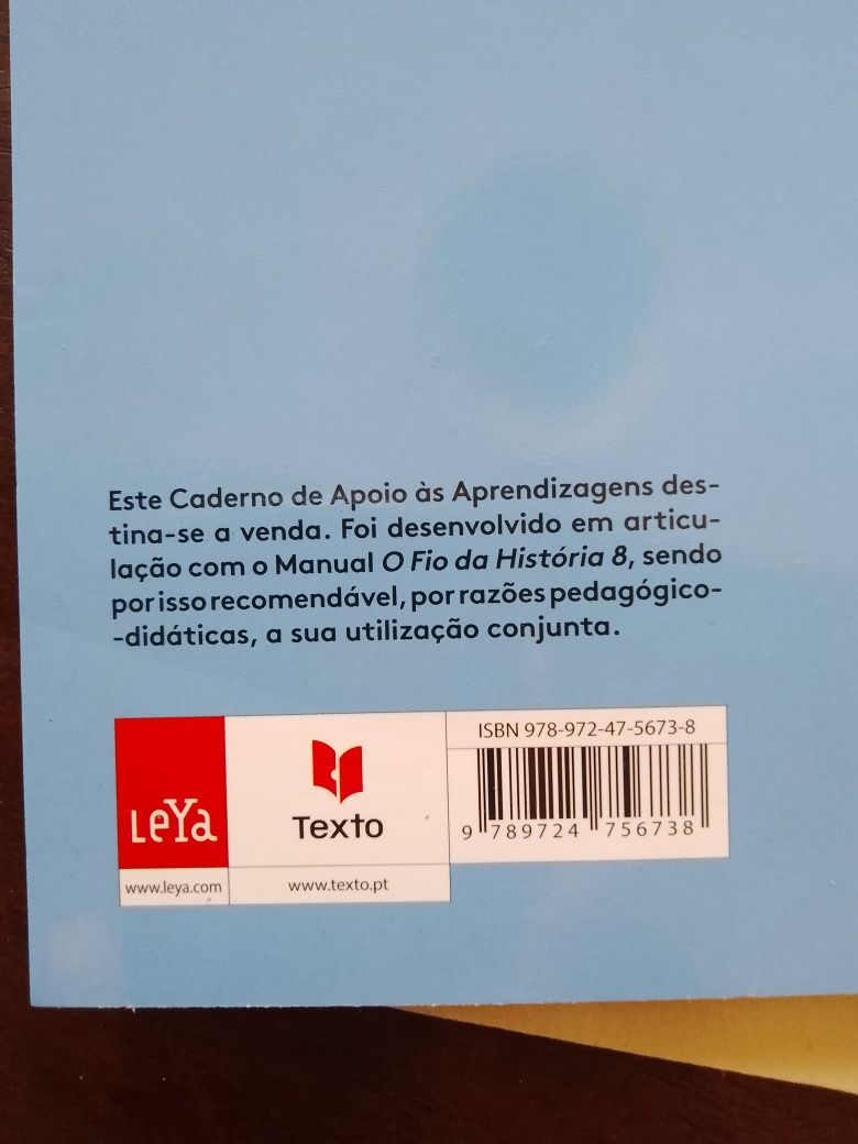 Caderno de atividades História 8° ano