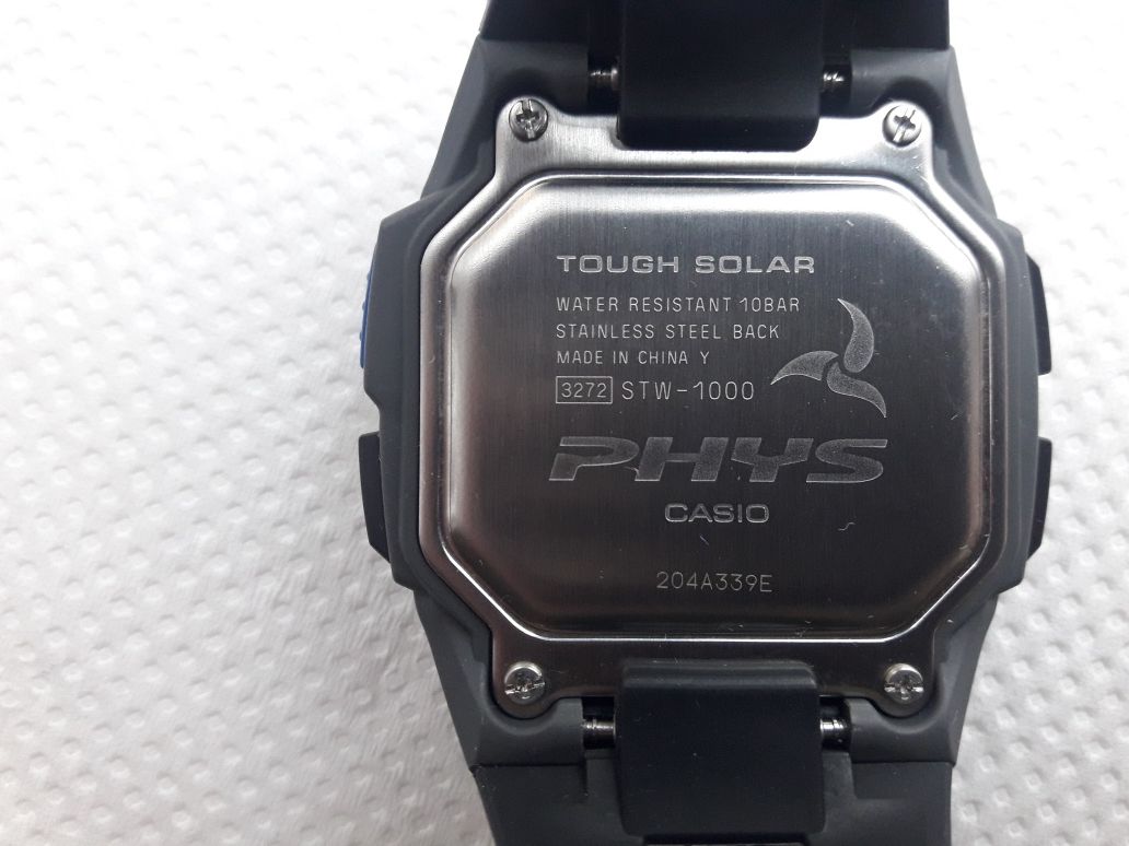 Casio STW 1000  Солнечная батарея