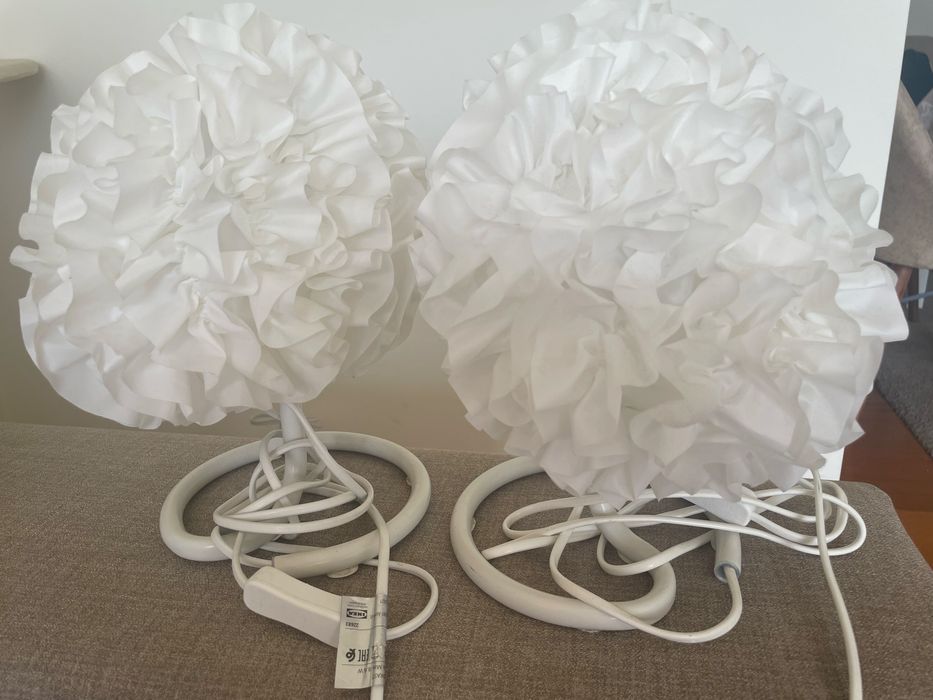 2 Candeeiro flor vindkast com lampadas