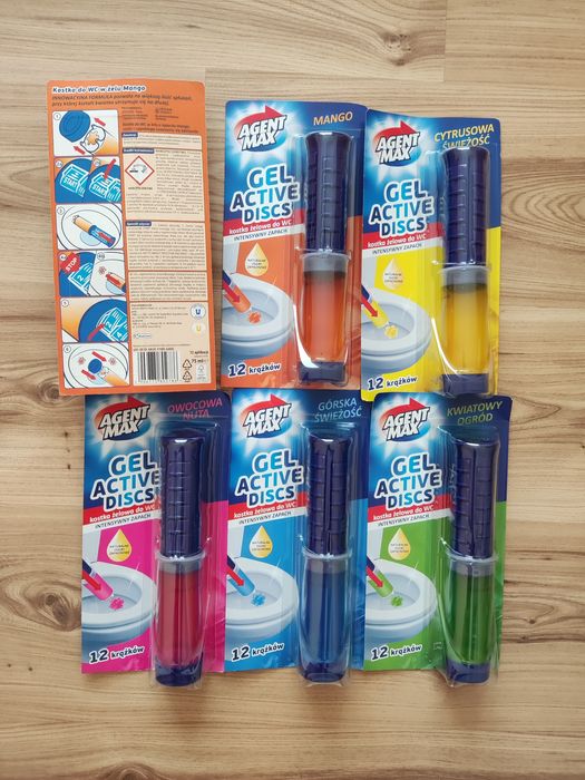 Шприци для унітазу. Agent Max. Польща