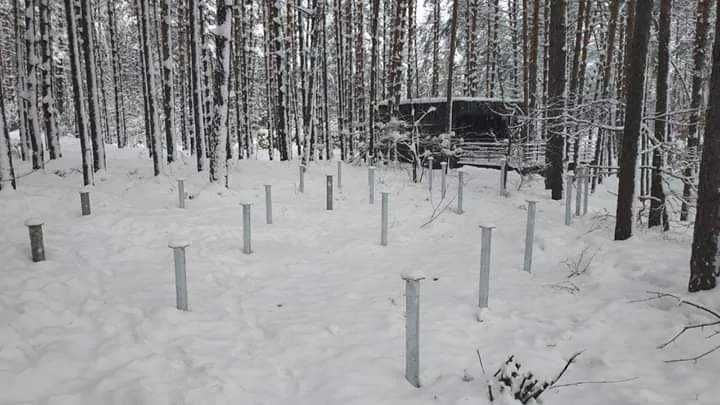 Геошуруп, гвинтова паля, винтовые сваи, сваи