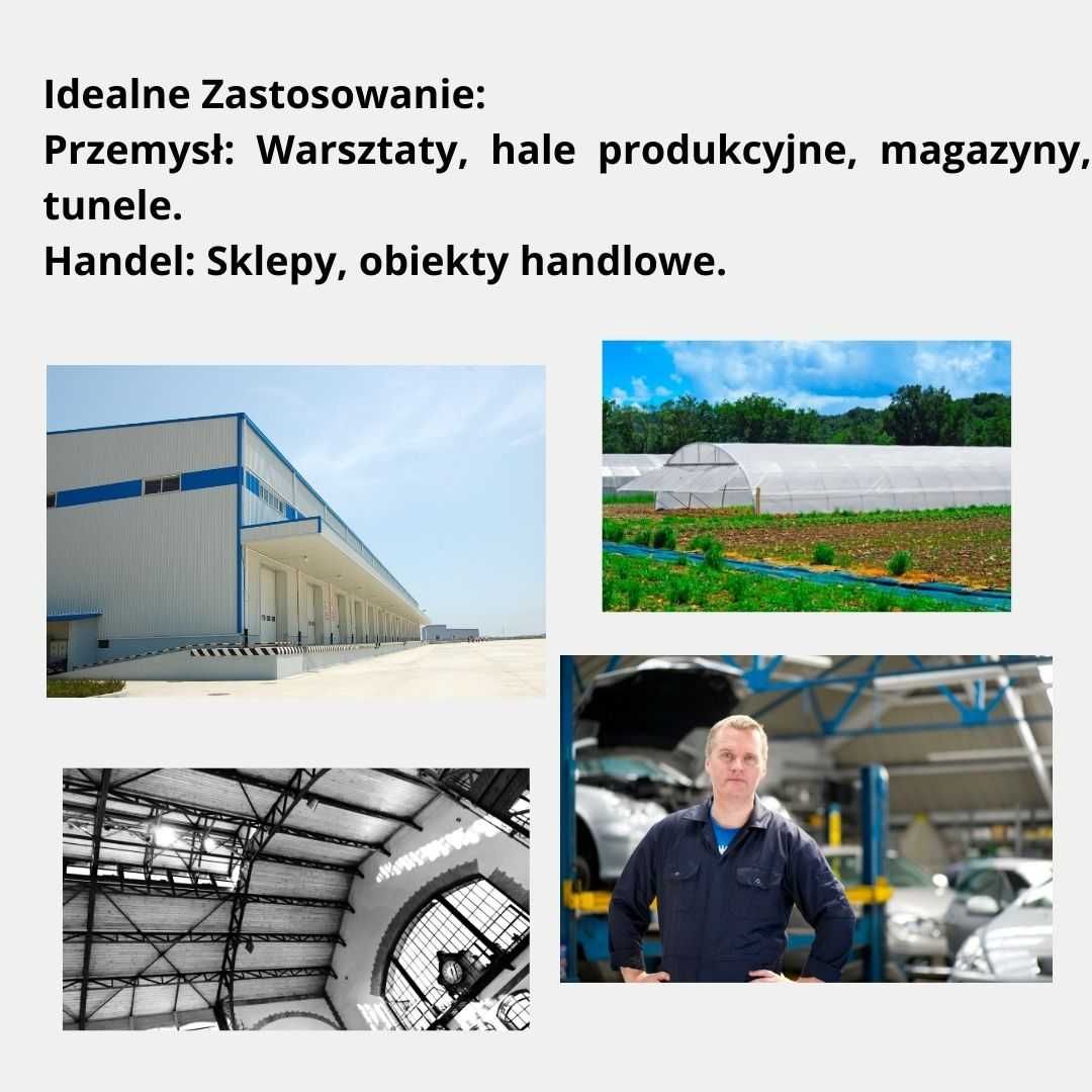 Piece nadmuchowe,  na paliwa stałe, do hal, warsztatów, garaży, tuneli