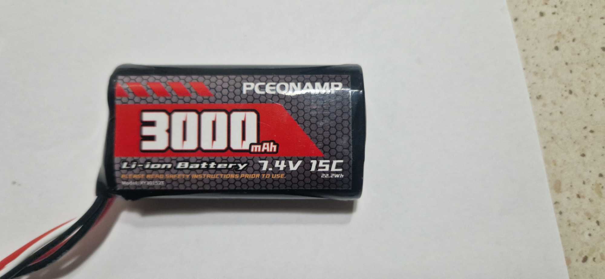 Akumulator litowo-jonowy 3000 mAh 2S 7,4 V