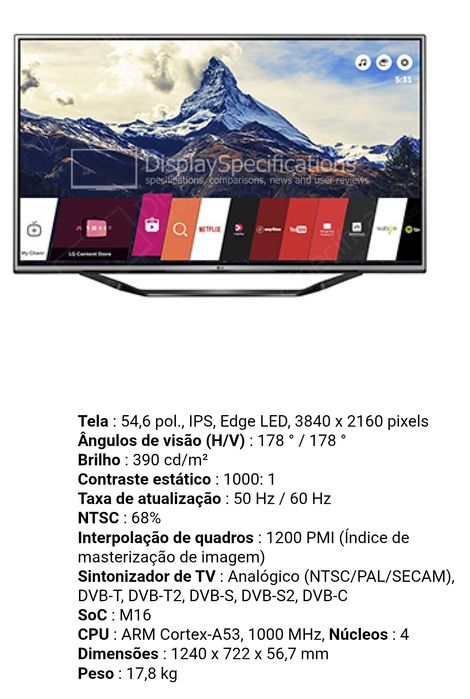 Smart LG 55" Led