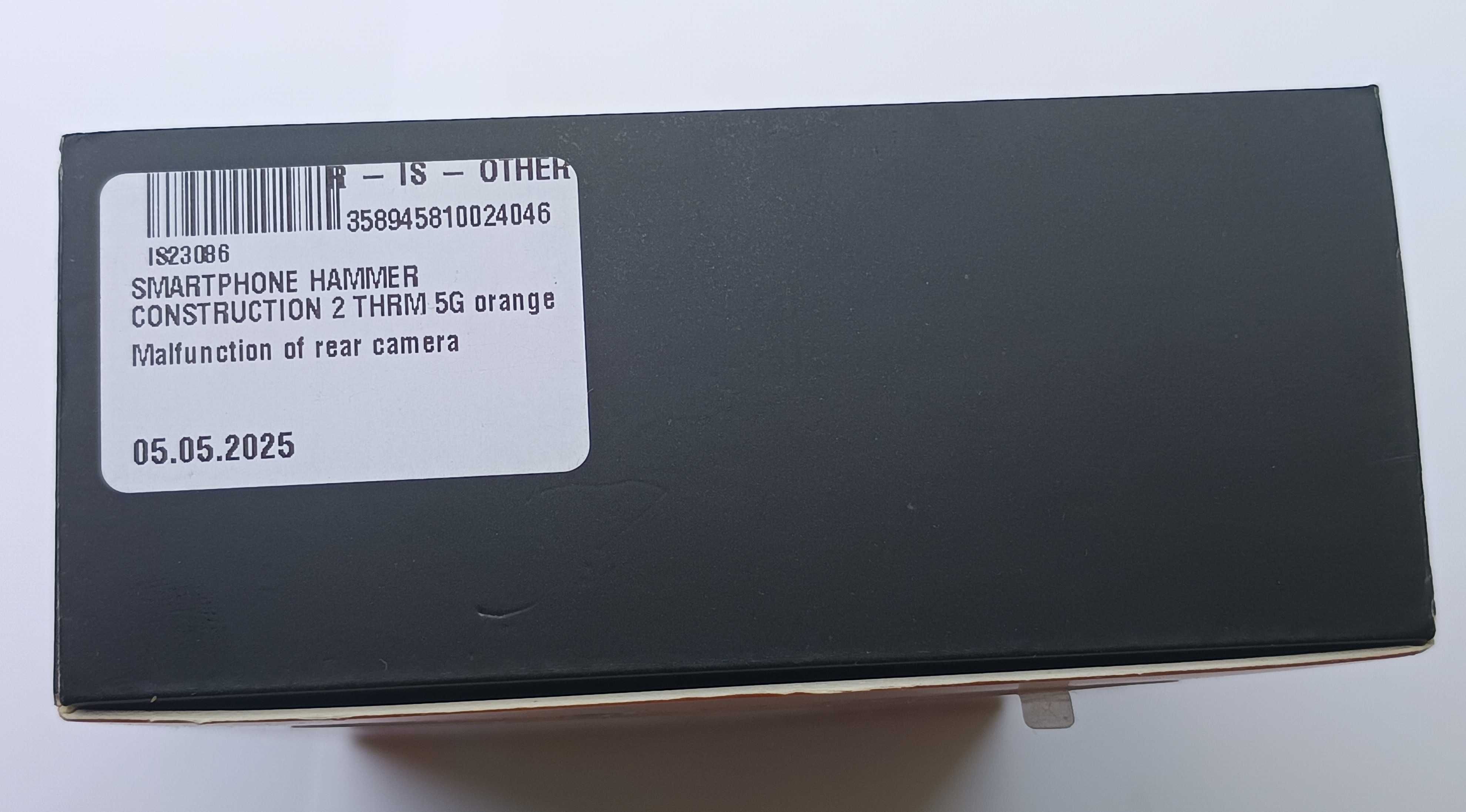 Hammer Construction 2 Thermal 5G 8GB/256GB NOWY z wadą aparatu