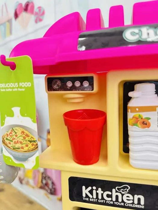‼️Мега набір‼️ Кухня 104 в 1 з продуктами є звуки / вода детская кухня