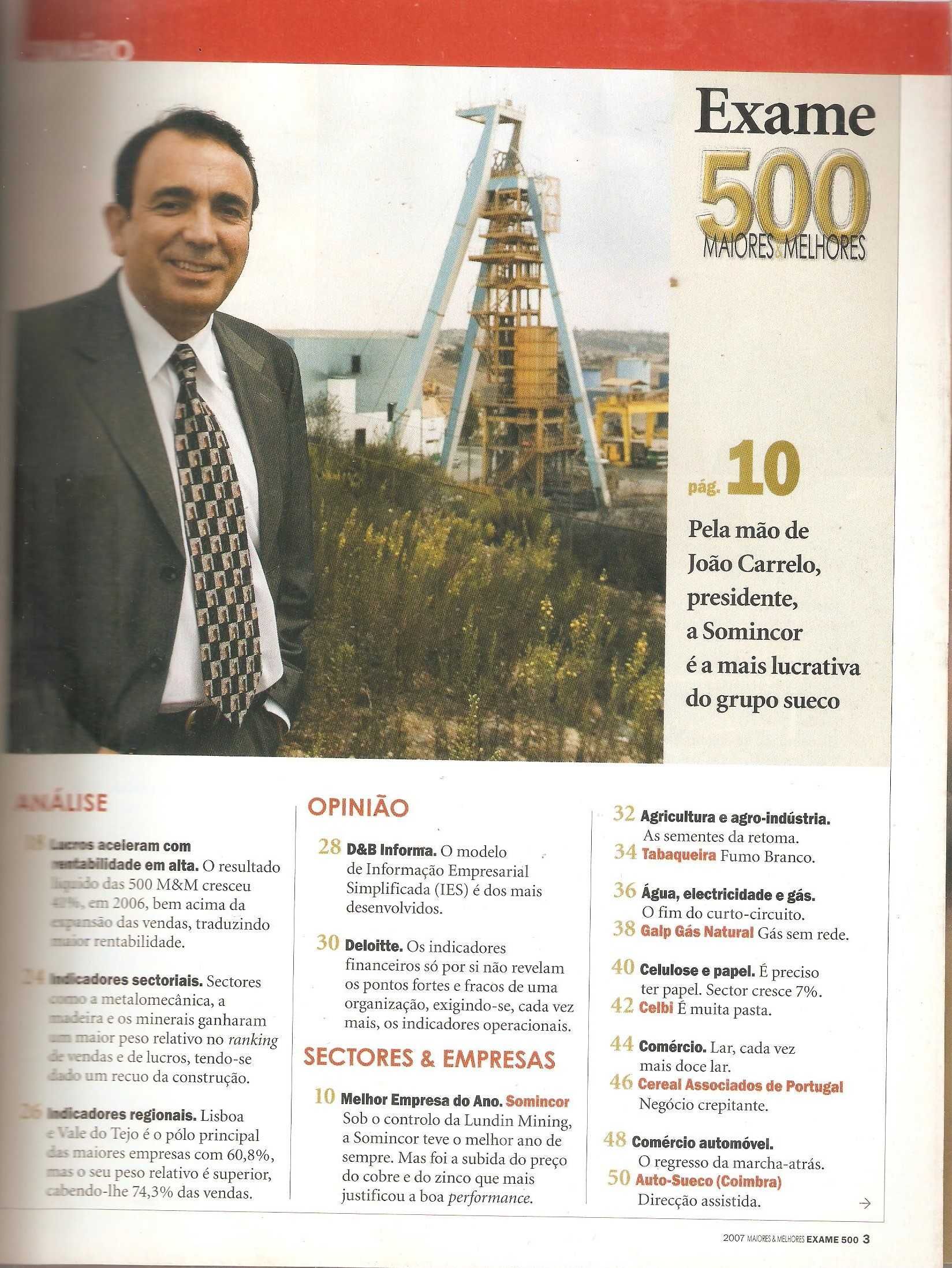 as 500 maiores & melhores empresas portuguesas edição especial 2007