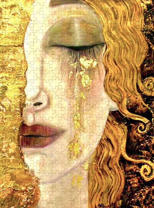Obraz Gustaw Klimt Zlote łzy 1000 elementów puzzle