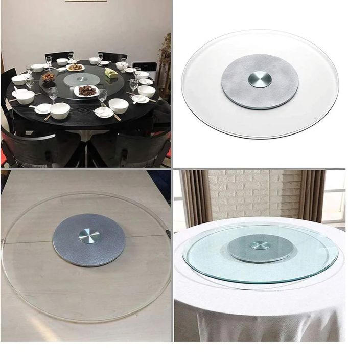 Obrotowy blat, taca  szklana- lazy susan 68 cm