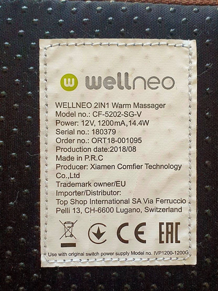 Masażer do stóp Wellneo 2w1