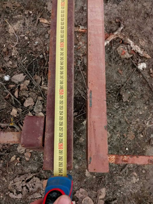 Драбина металева Лестница на чердак металлическая 2 штуки 2.6м х 0.6м