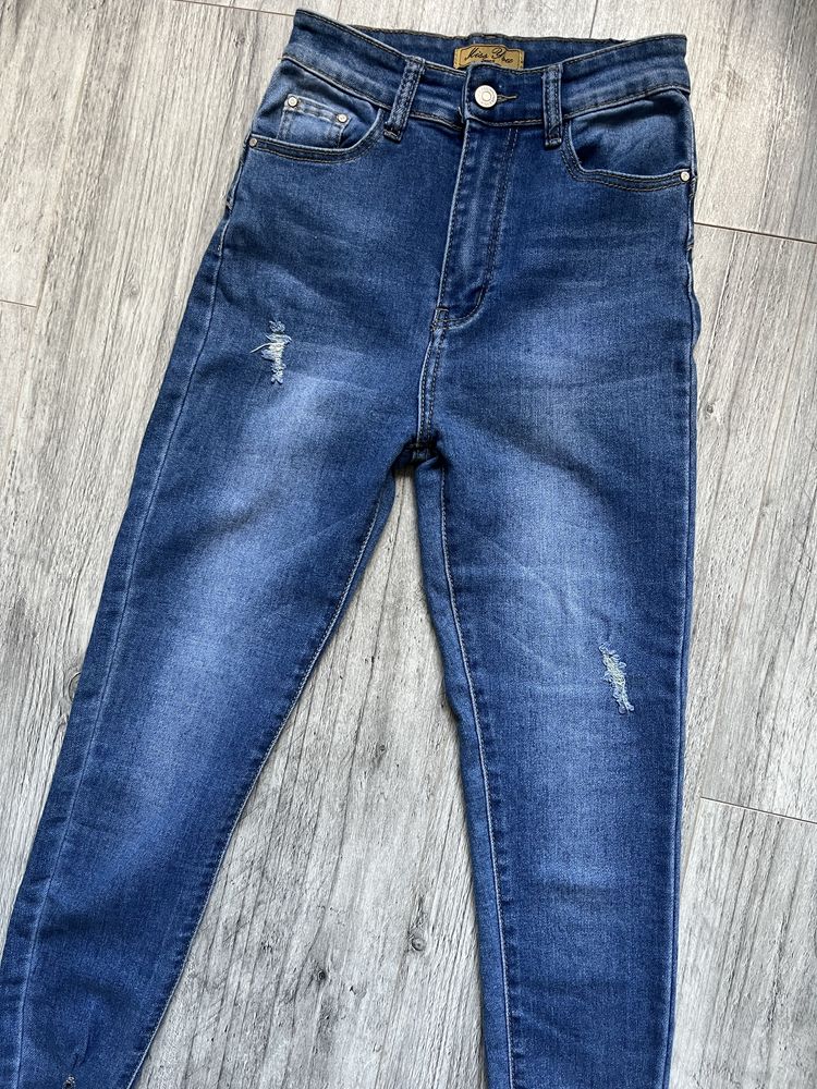 Elastyczne jeansy 70%bawełna miss you jeans roz s