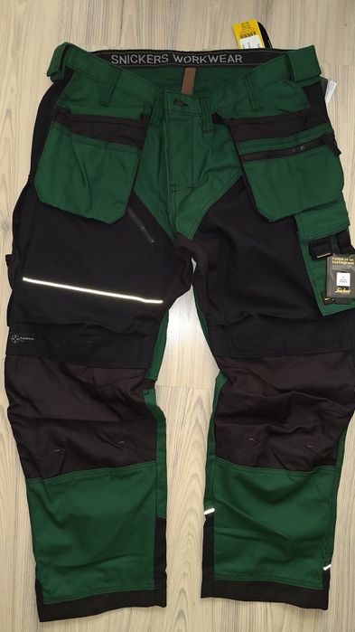 6214 Snickers RuffWork 60 Canvas+ grube spodnie robocze serwis instal