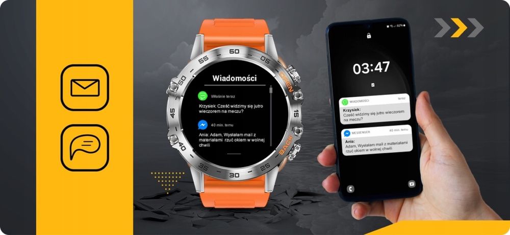 Rewelacyjny smartwatch WOJSKOWY