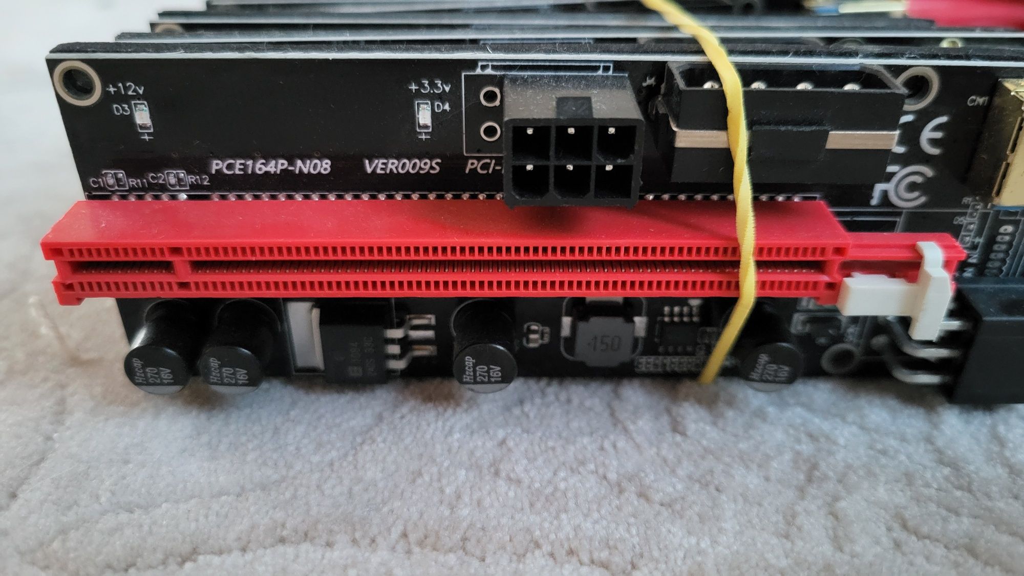 Riser 8 szt PCE164P-N08 USB 3.0