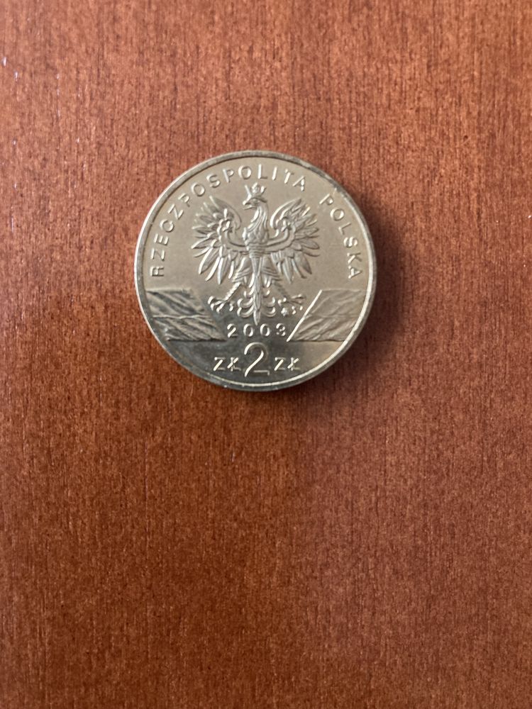 Moneta 2 zł węgorz europejski 2003 rok