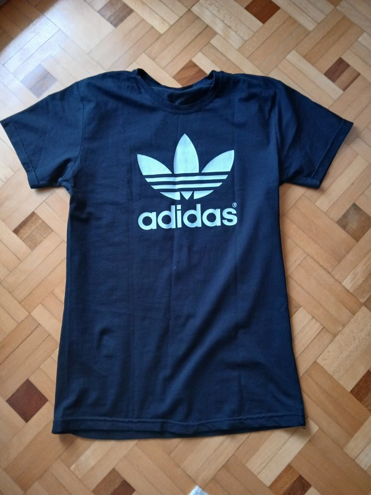 T-shirt damski/dziewczęcy czarny