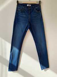 Женские синие джинсы скинни