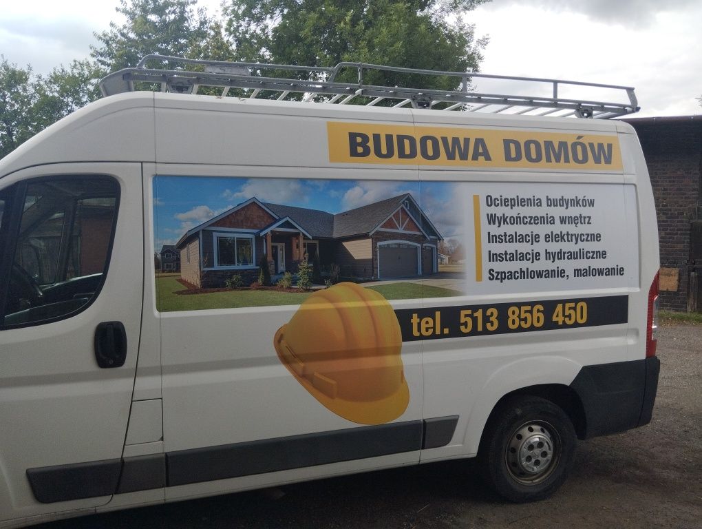 Reklama na samochód, oklejanie busów, witryn, montaż reklam, cała Pols