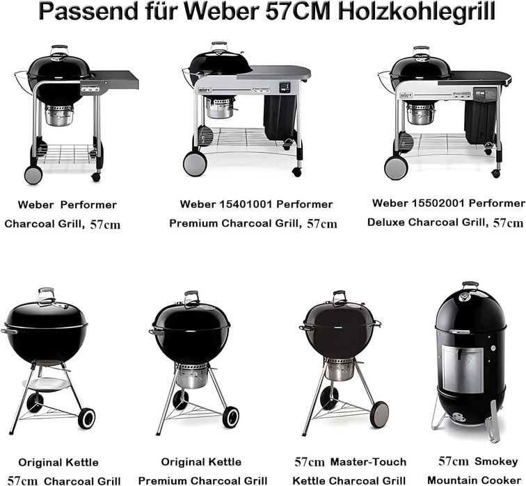 Zestaw RUSZT ø 54,6 i ø 43,18  do grila weber 57