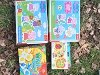 Pierwsze puzzle,trefl,peppa,kolory