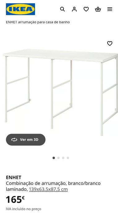 Movel arrumação lavandaria (maquinas lavar/secar)