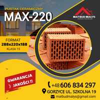 Pustak MAX-220 - cegła, ceramika