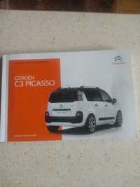 Książka Instrukcja Obsługi Citroen C3 Picasso. Po Lifcie od roku 2015.