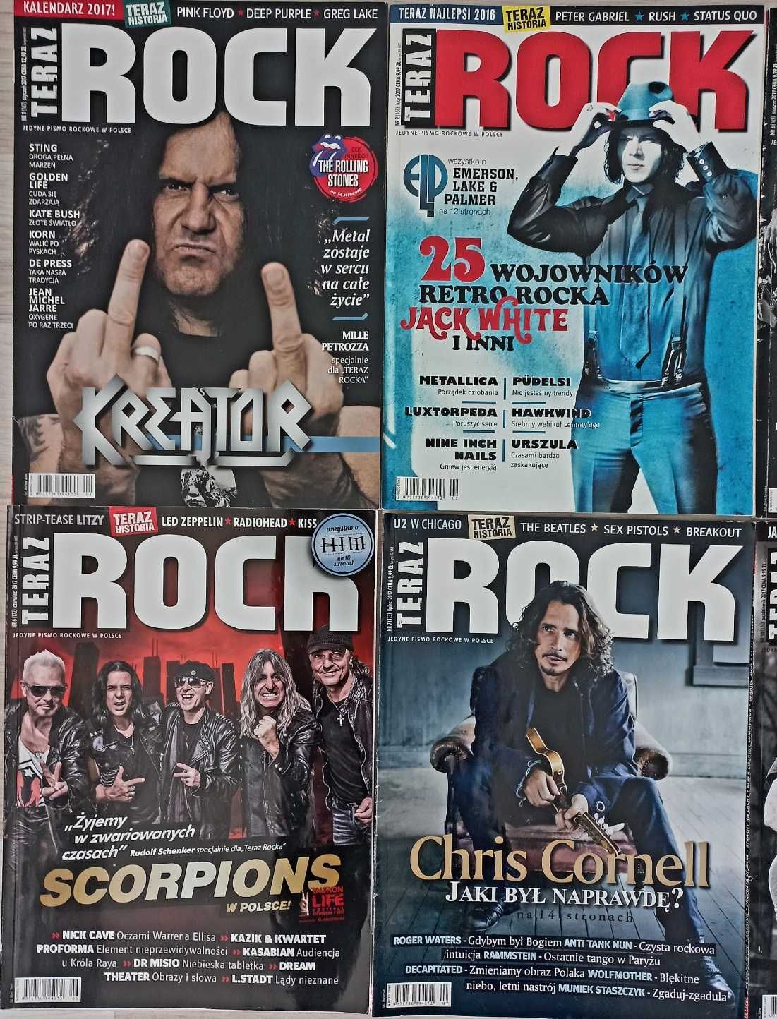 TERAZ ROCK - zestaw 10 magazynów z 2017