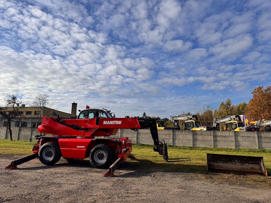 Manitou MRT2150  Widły i kosz hydrauliczny | przedłużka | łyżka | Bogate wyposażenie !