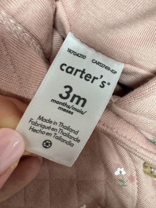 Комбінезон чоловічок Carters для дівчинки немовля