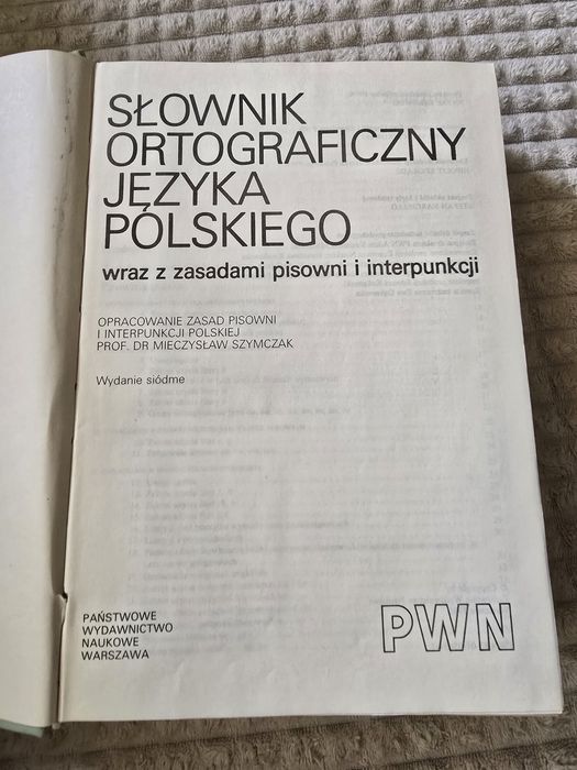 Słownik ortograficzny języka polskiego pwn