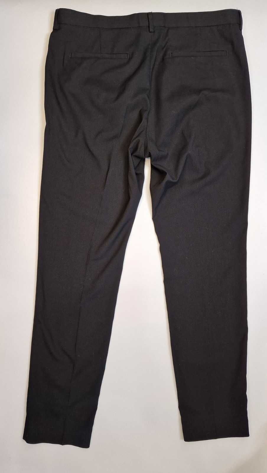 классические черные мужские брюки зауженные H&M skinny fit