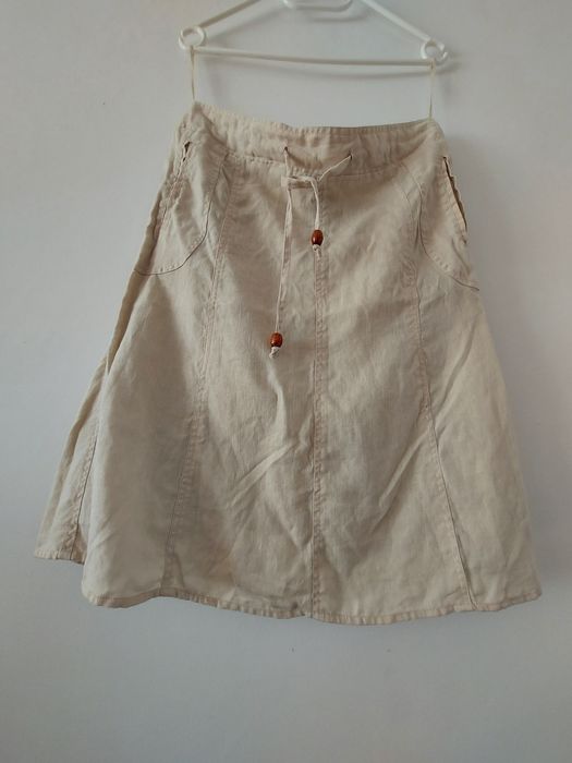 Lniana spódnica rozmiar S
