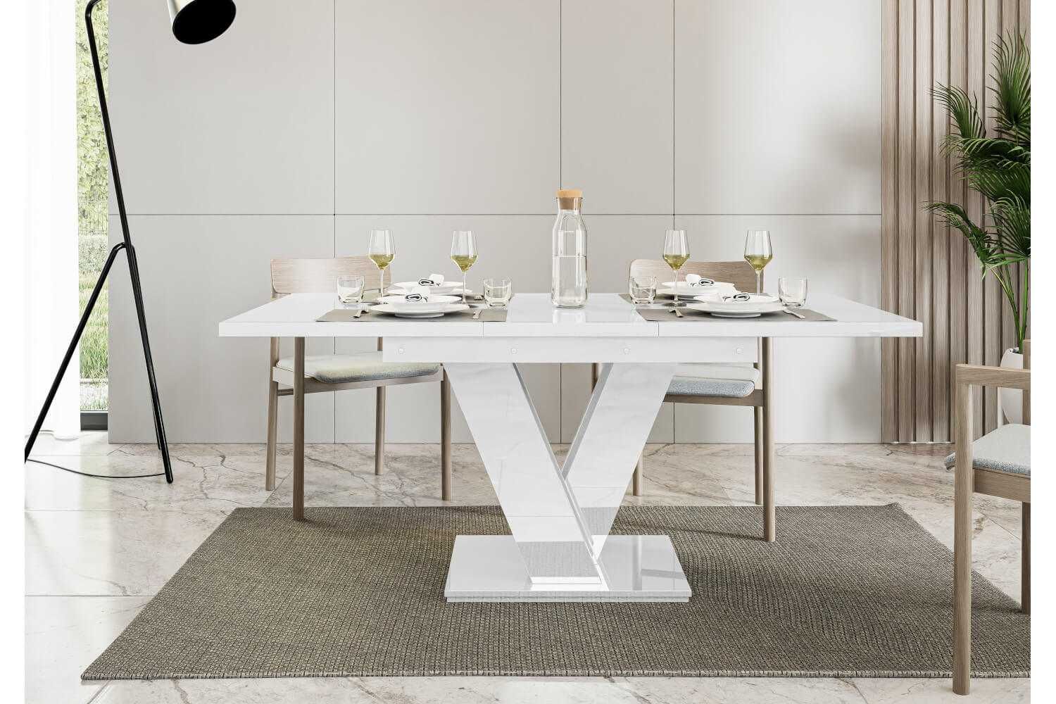 Stół rozkładany 120-160 cm do jadalni nowoczesny stół do salonu