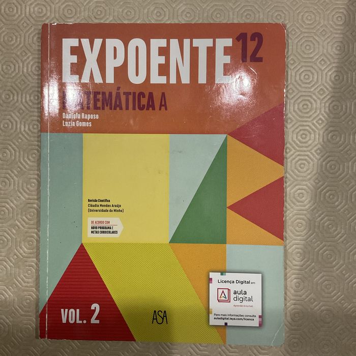 Expoente 12 ano - Matematica A VOL.2