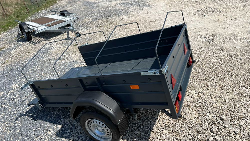 Купить прицеп для легкового авто  2 х 1,2 м борт 40см метал сірий