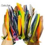 Gumy spinning 7 cm-2 gr. 30 szt. komplet.