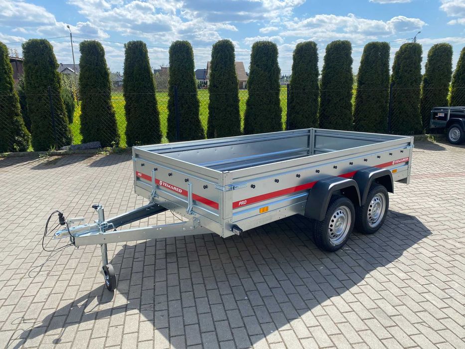 Przyczepka samochodowa dwuosiowa 300x150 Temared 3015/2 750kg DOSTAWA