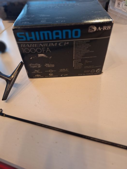 Conjunto ultra light spinning, cana Majorcraft Troutino,carreto Shiman