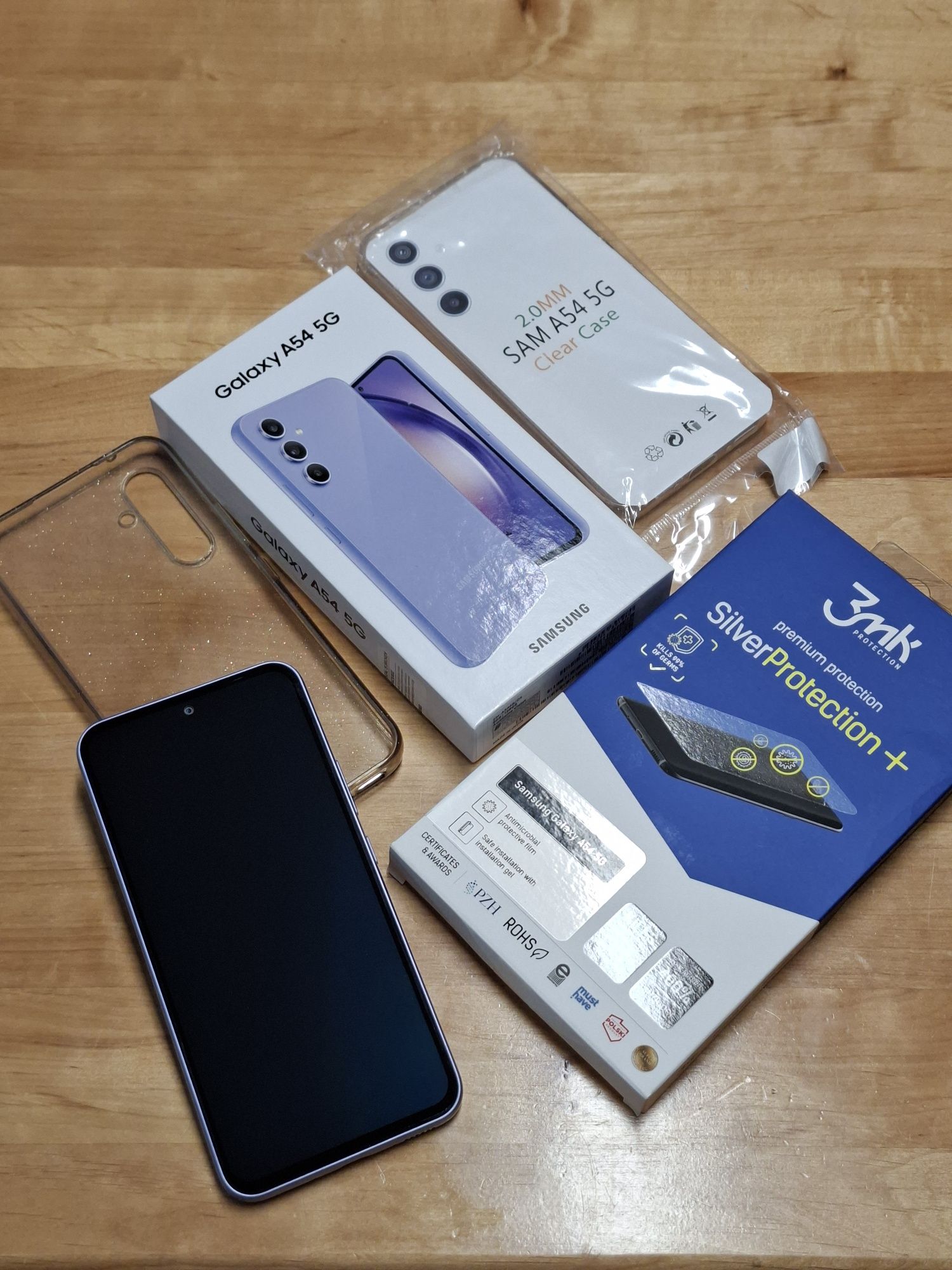 Samsung A54 Awesome Violet Fioletowy 8/128GB Gwarancja - stan jak nowy