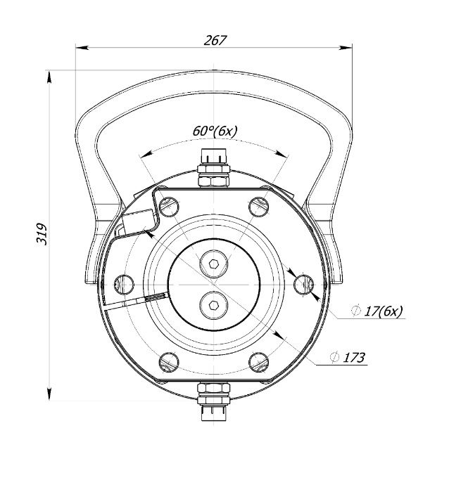 Rotator hydrauliczny / obrotnica / 10 Ton / T / 1 Osłona / Epsilon