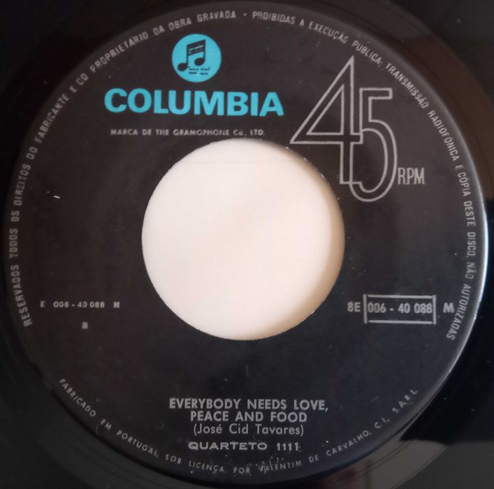 Quarteto 1111	- - - - -	Back to the Country	- - - - -	Single